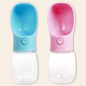 티티펫 원터치 스트랩 휴대용 물병 - 핑크/블루